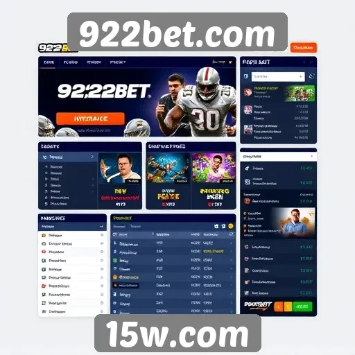 Avaliação da interface de usuário do 922bet.com
